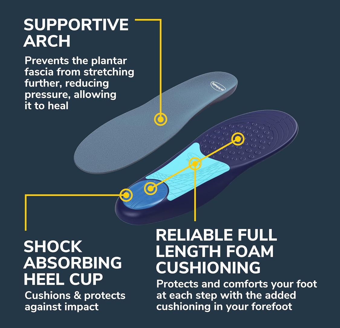 ☘️ Dr. Scholl’s PLANTAR FASCIITIS Men / Women Pain Relief Orthotics Insoles