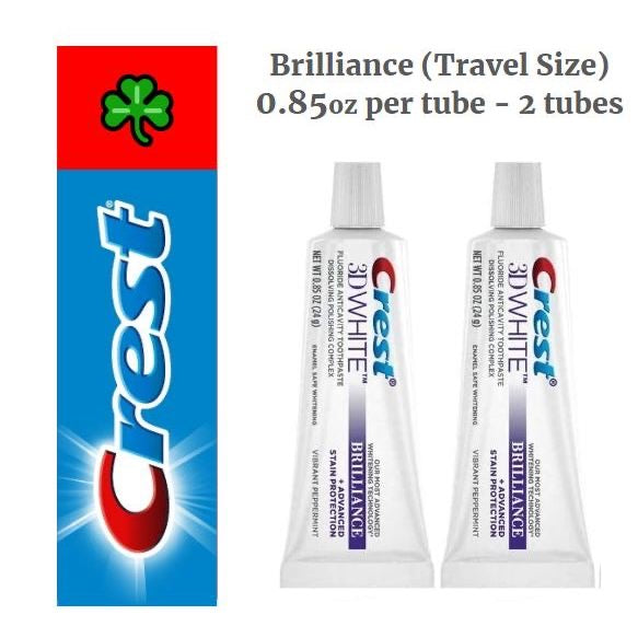 ☘️ Crest 3D Whitestrips & Toothpaste Dental Whitening | Supreme Bright | Pro Effects | 1 Hr Express | Vivid