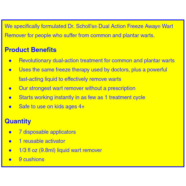 ☘️8 treatments Dr. Scholl’s® Dual Action Freeze Away® WART