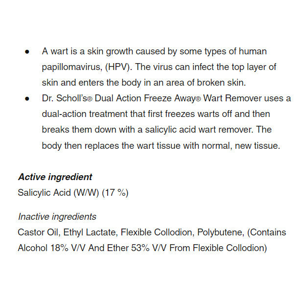 ☘️8 treatments Dr. Scholl’s® Dual Action Freeze Away® WART
