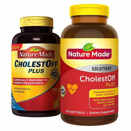 🍀 210 SoftGels Nature Made CholestOFF Plus