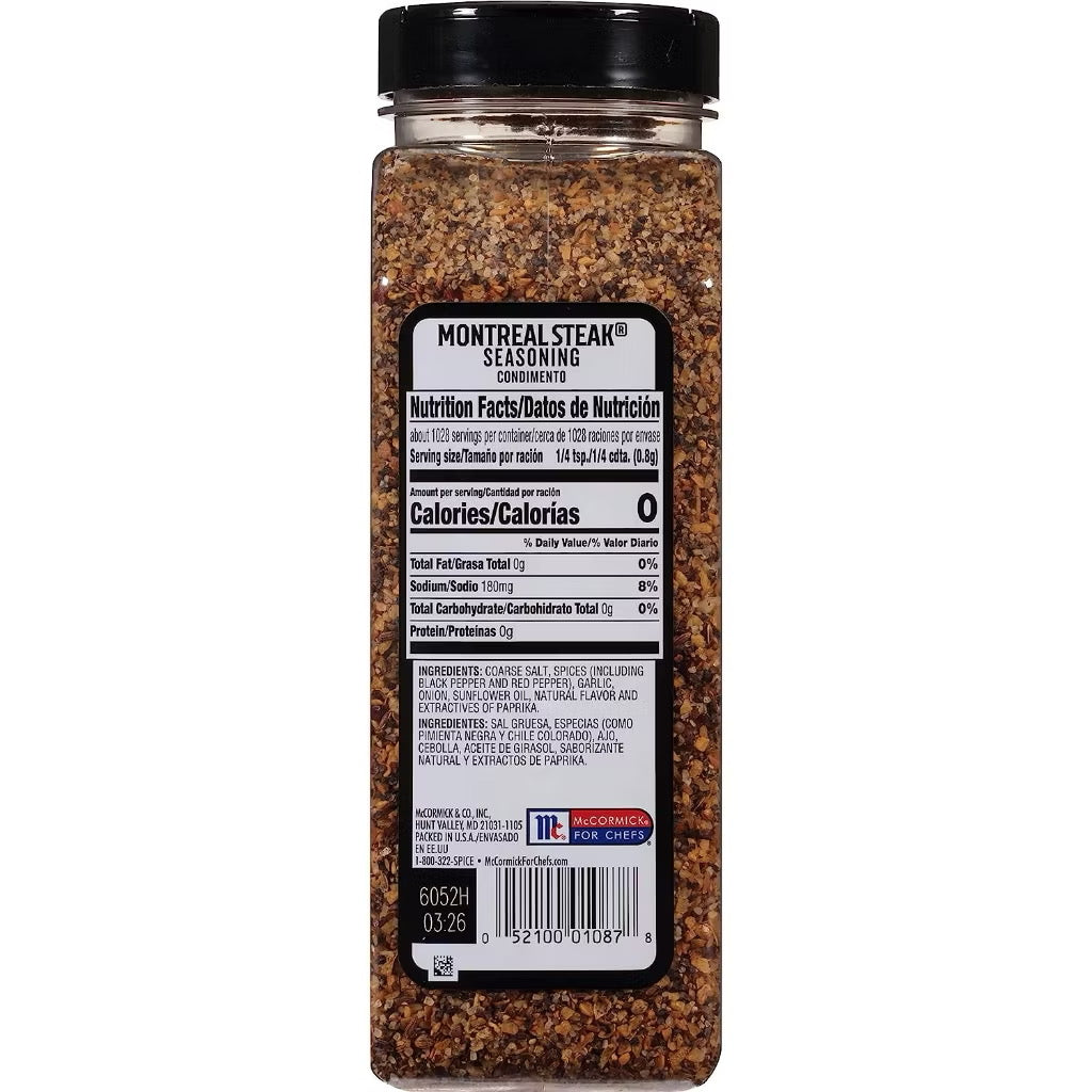 ☘️ 29oz McCormick Grill Mates Montreal Steak Seasoning