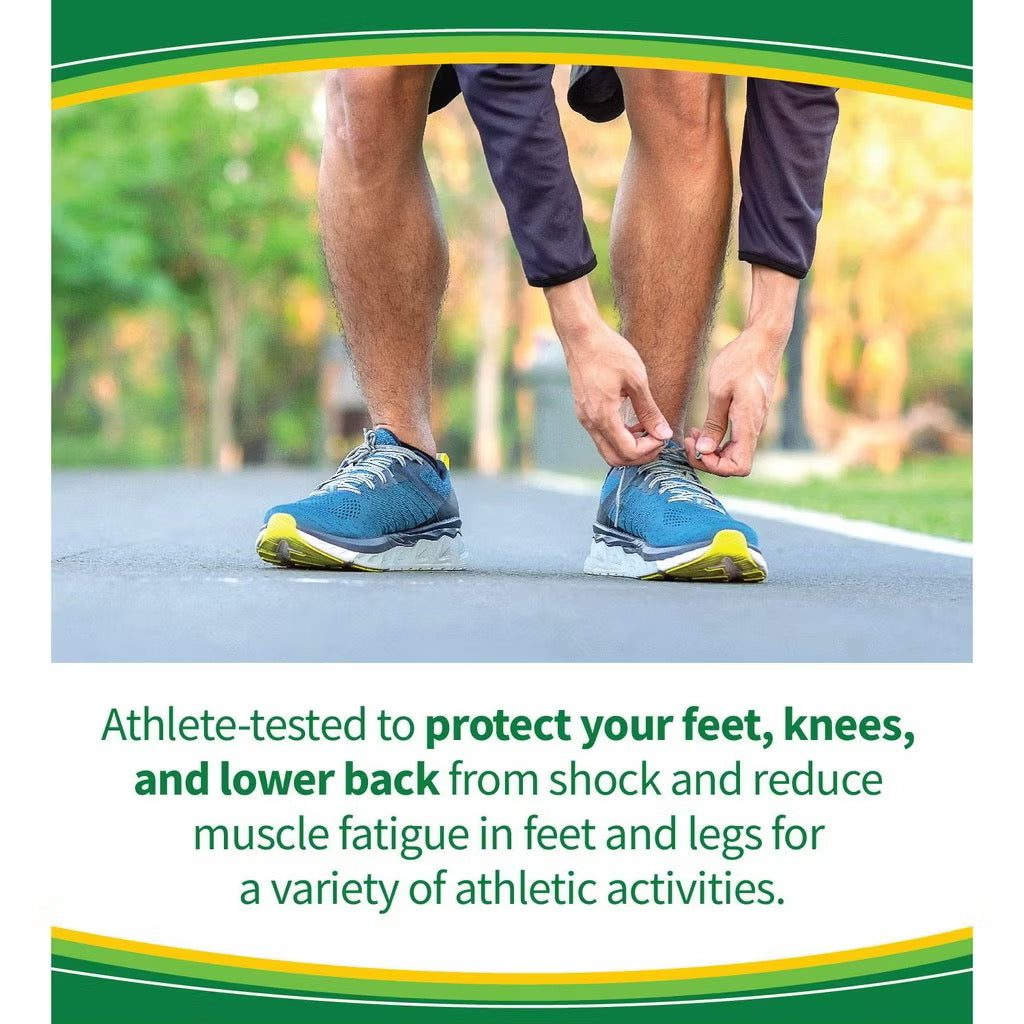 ☘️ Dr. Scholl’s SPORT Men / Women Insoles/Superior Shock Absorption & Arch Support