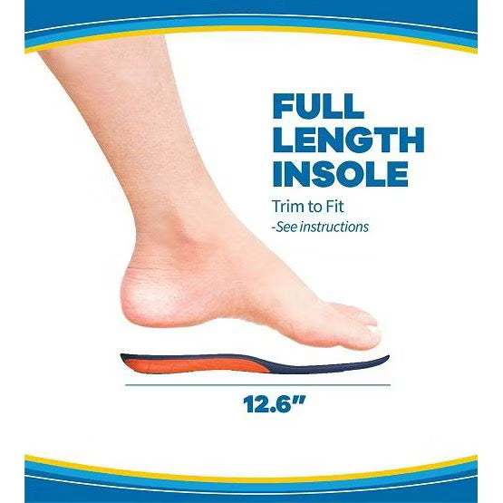 ☘️ Dr. Scholl’s EXTRA COMFORT Men Massaging Gel Advanced Insoles Superior Shock Absorption and Reinforced Arch