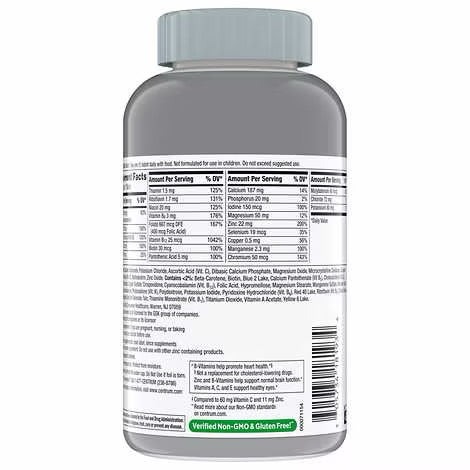 ☘️ 325 Tablets Centrum Silver Adults 50+ Multivitamin