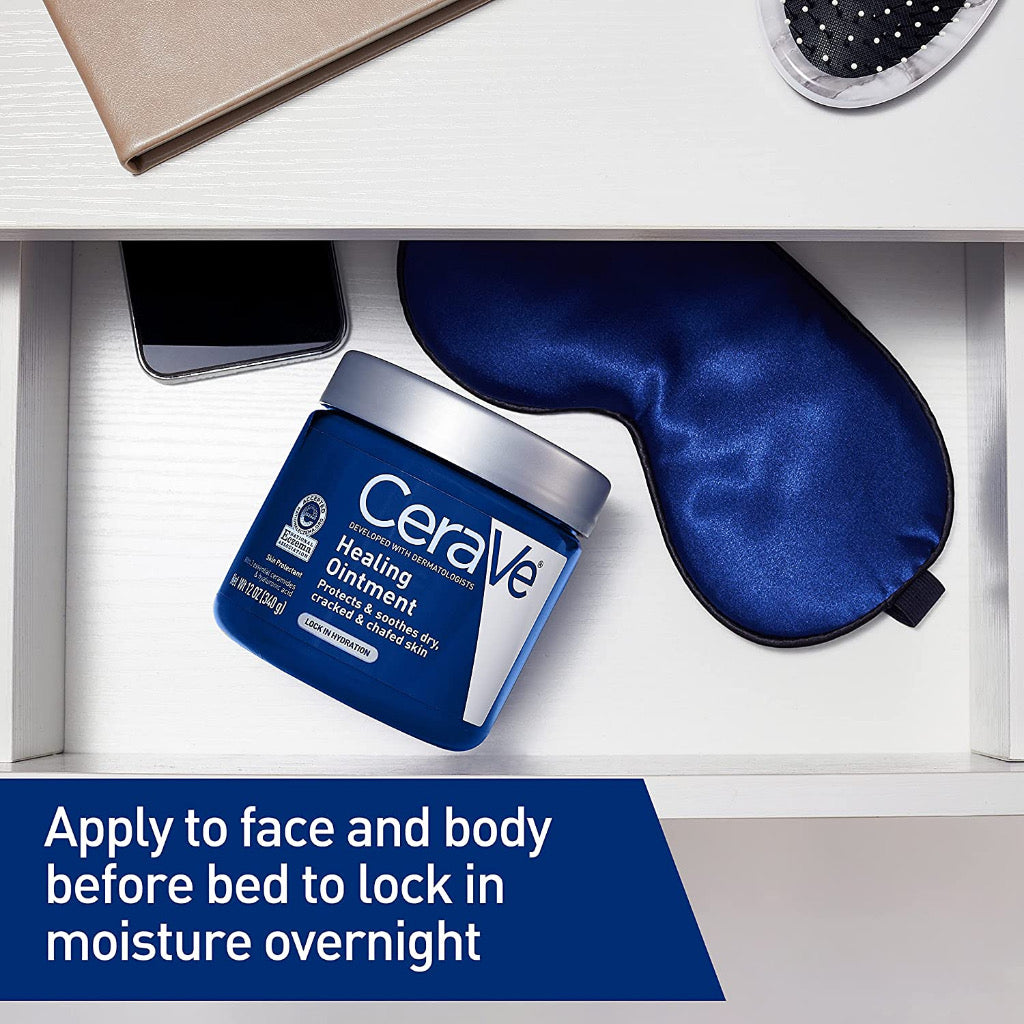 ☘️12oz (340g) CeraVe Healing Ointment | Moisturizing Petrolatum Skin Protectant for Dry Skin