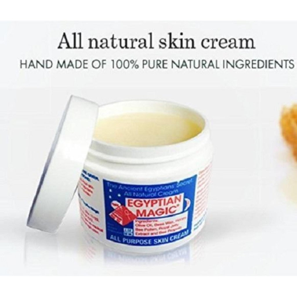 ☘️4 x 0.25oz (4x7.39ml) EXP 09/2027 Egyptian Magic All Purpose Skin Cream | Natural Healing for Skin, Hair, Anti Aging