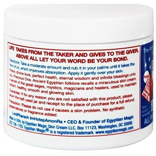 ☘️4oz (118.3ml) OR 1oz(30ml) OR 0.25oz(7.39ml) EXP 07/2027 Egyptian Magic All-purpose Skin Cream Face and Body 100% Natural-Import from USA