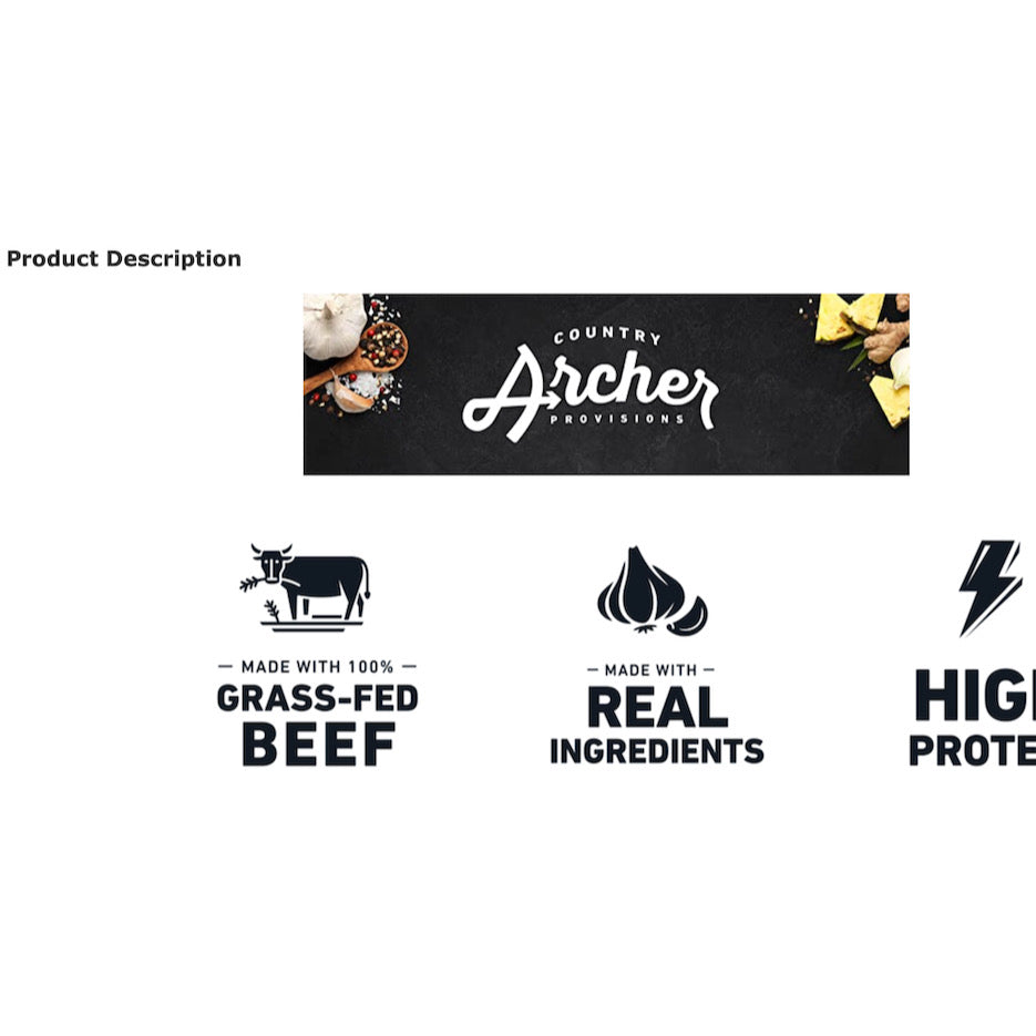 ☘️ 16 盎司(454 克)最佳 B4 11/2024 Country Archer 芒果哈瓦那牛肉干,100% 草饲,不含麸质 | 美国顶级品牌