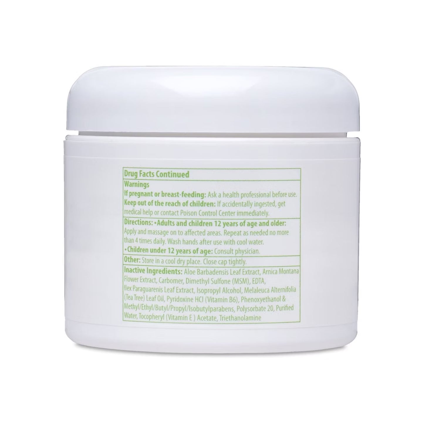 ☘️3oz (85g) Gout and you Therapeutic Gout Relief Cream with Arnica Extract, Ilex Leaf Extract, Aloe Vera and Tea Tree Oil
