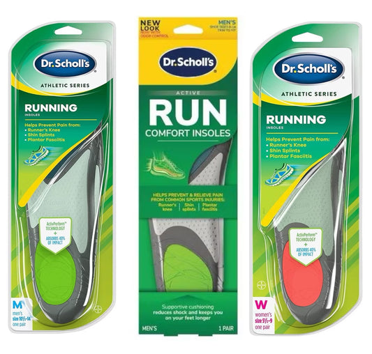 ☘️Dr. Scholl’s Run Active Comfort Insoles Men / Women Relieves and prevent pain from runner’s knee, shin