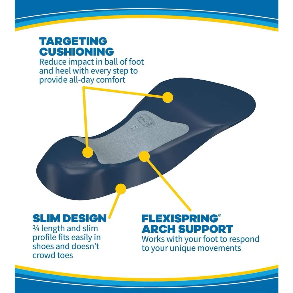 ☘️Dr. Scholl's Tri-Comfort Insoles - for Heel, Arch Support and Ball of Foot Men or Women