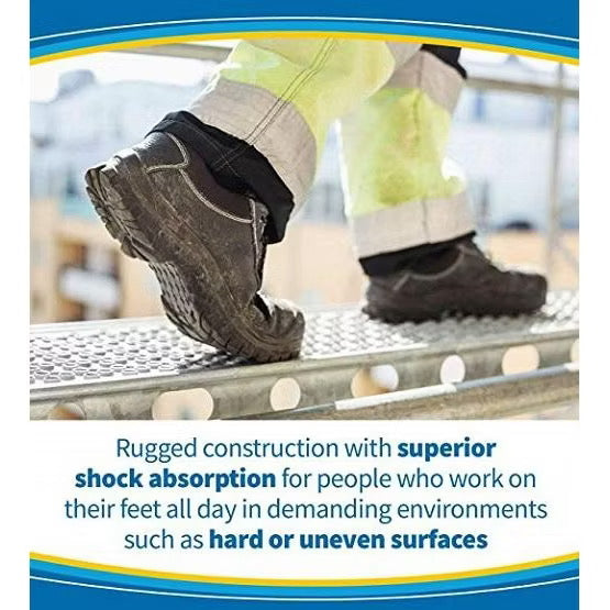 ☘️ Dr. Scholl's WORK Men or Women Massaging Gel Advanced Insoles | All-Day Shock Absorption & Cushioning