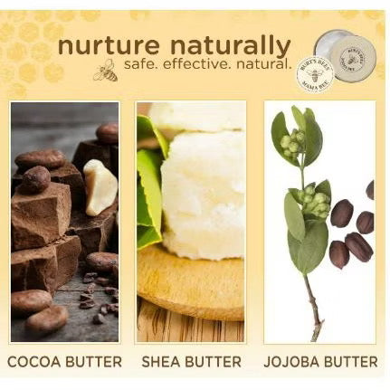 ☘️ 6.5oz Burt's Bees Mama Bee Belly Butter, Fragrance Free Lotion - Unscented Stretch Marks Cream