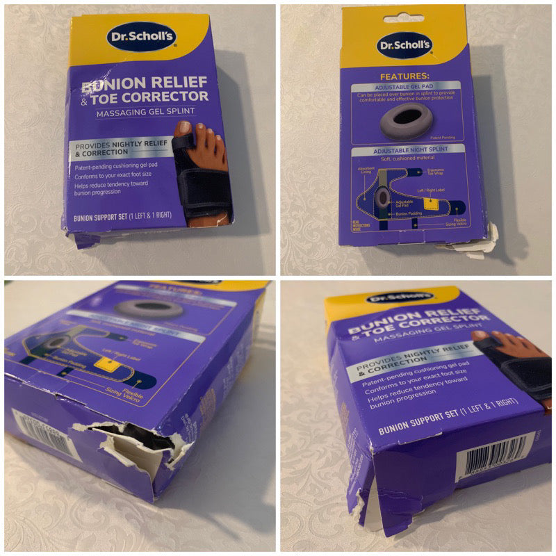 ☘️ Dr. Scholl's Bunion Relief & Toe Corrector, 1 support set (L&R) | to relieve Bunion pain