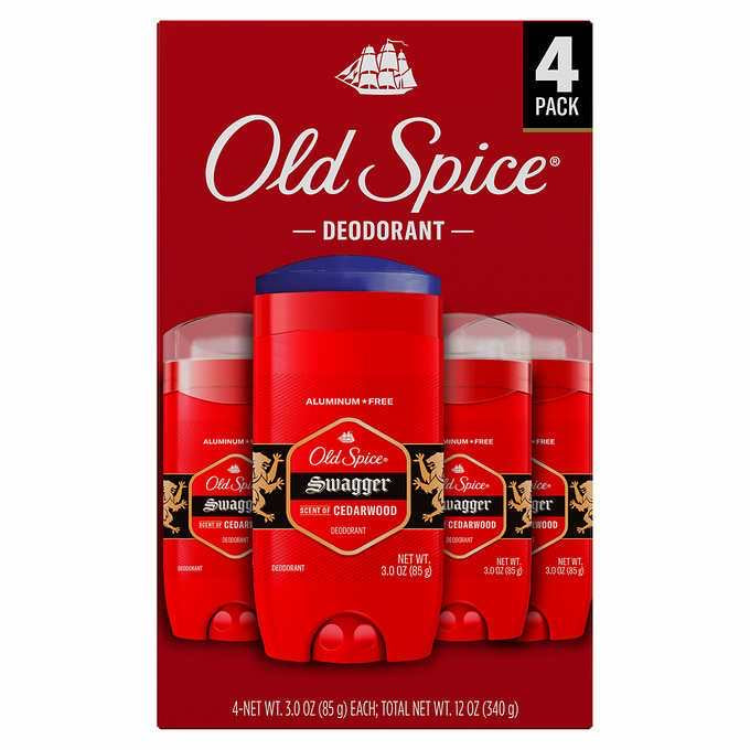 ☘️3oz (85g) per stick Loose or Box Old Spice SWAGGER Deodorant Aluminum Free | 24/7 ODOR PRODECTION | SCENT OF CEDARWOOD