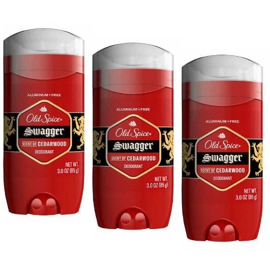 ☘️3oz (85g) per stick Loose or Box Old Spice SWAGGER Deodorant Aluminum Free | 24/7 ODOR PRODECTION | SCENT OF CEDARWOOD