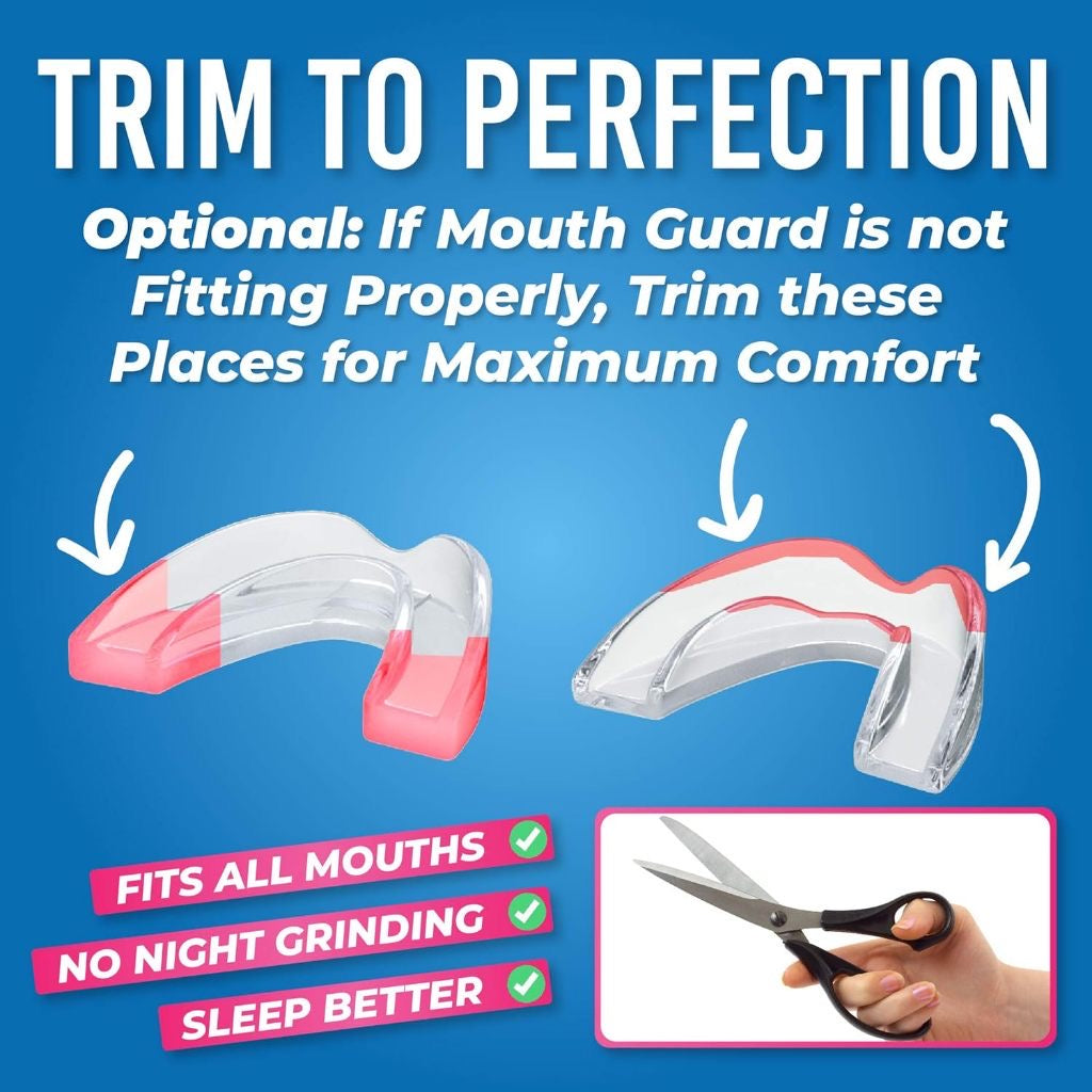 ☘️ HONEYBULL Mouth Guard for Grinding Teeth [6 Pack - Mixed] Comes in 2 Sizes for Light and Heavy Grinding