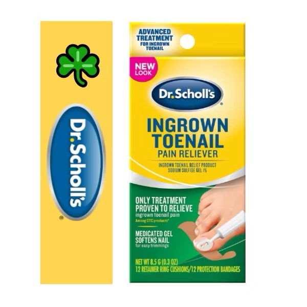 ☘️Exp 04/2025 Dr. Scholl's Ingrown Toenail Pain Reliever /Toe Nail Medicated Gel Softens Nails