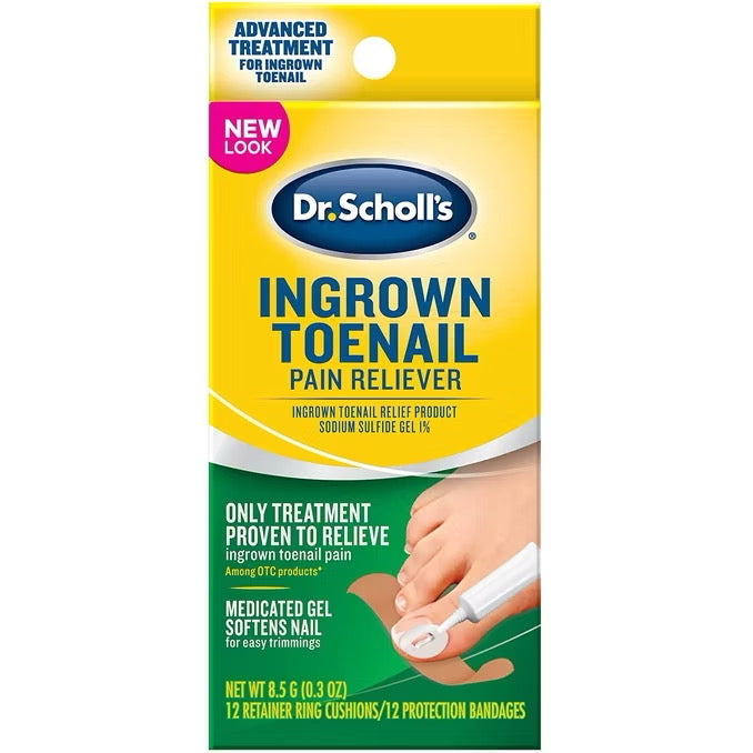 ☘️Exp 04/2025 Dr. Scholl's Ingrown Toenail Pain Reliever /Toe Nail Medicated Gel Softens Nails