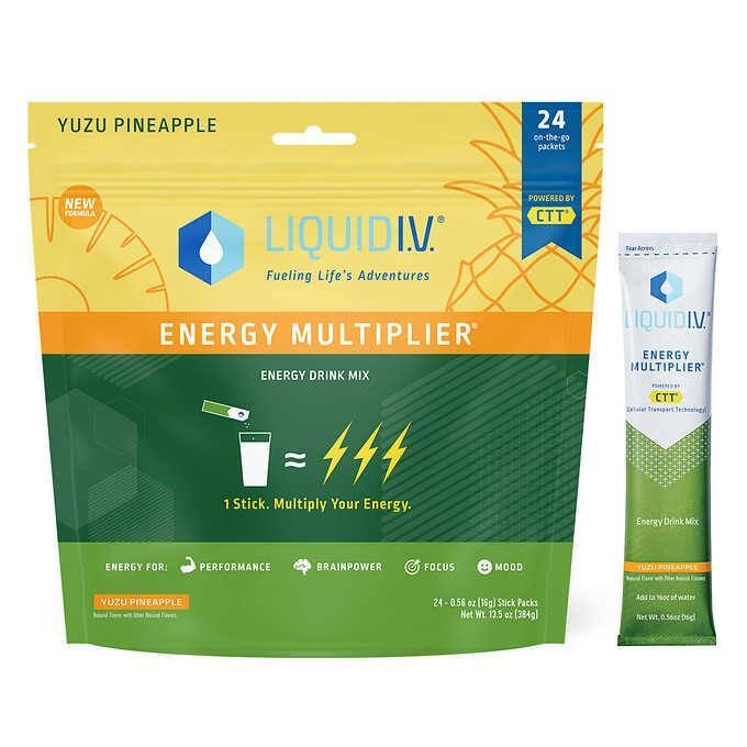 ☘️Liquid I.V.  IV Hydration Multiplier PLUS Immune Mocktail Tangerine Strawberry Cherry Lemon Pineapple Sugar Free Peach