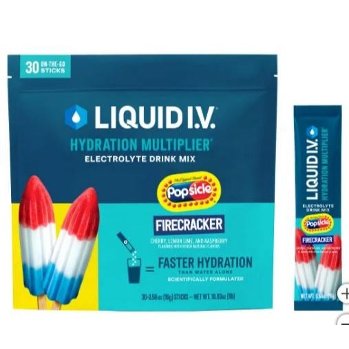 ☘️Liquid I.V.  IV Hydration Multiplier PLUS Immune Mocktail Tangerine Strawberry Cherry Lemon Pineapple Sugar Free Peach