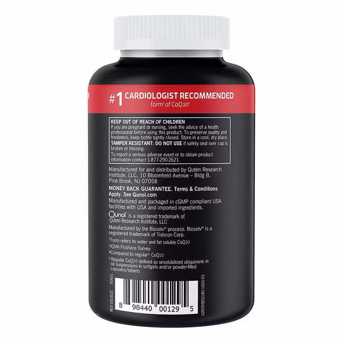 ☘️CoQ10  Qunol Ultra 100mg | Qunol Mega Ubiquinol 100mg | Kirkland Signature 300mg | Blood Pressure & Heart