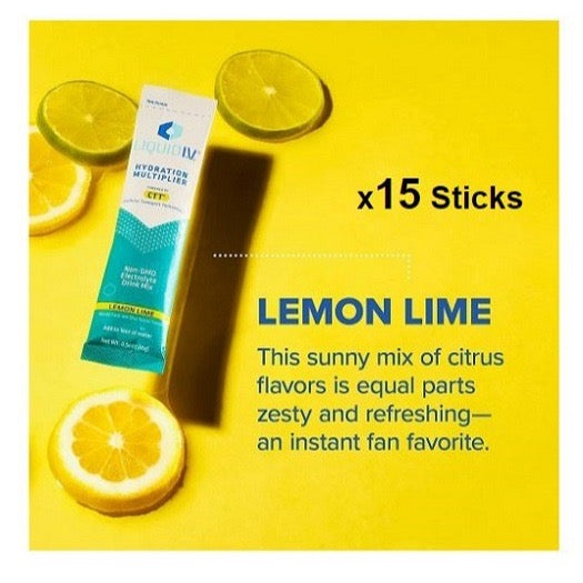 ☘️Liquid I.V.  IV Hydration Multiplier PLUS Immune Mocktail Tangerine Strawberry Cherry Lemon Pineapple Sugar Free Peach