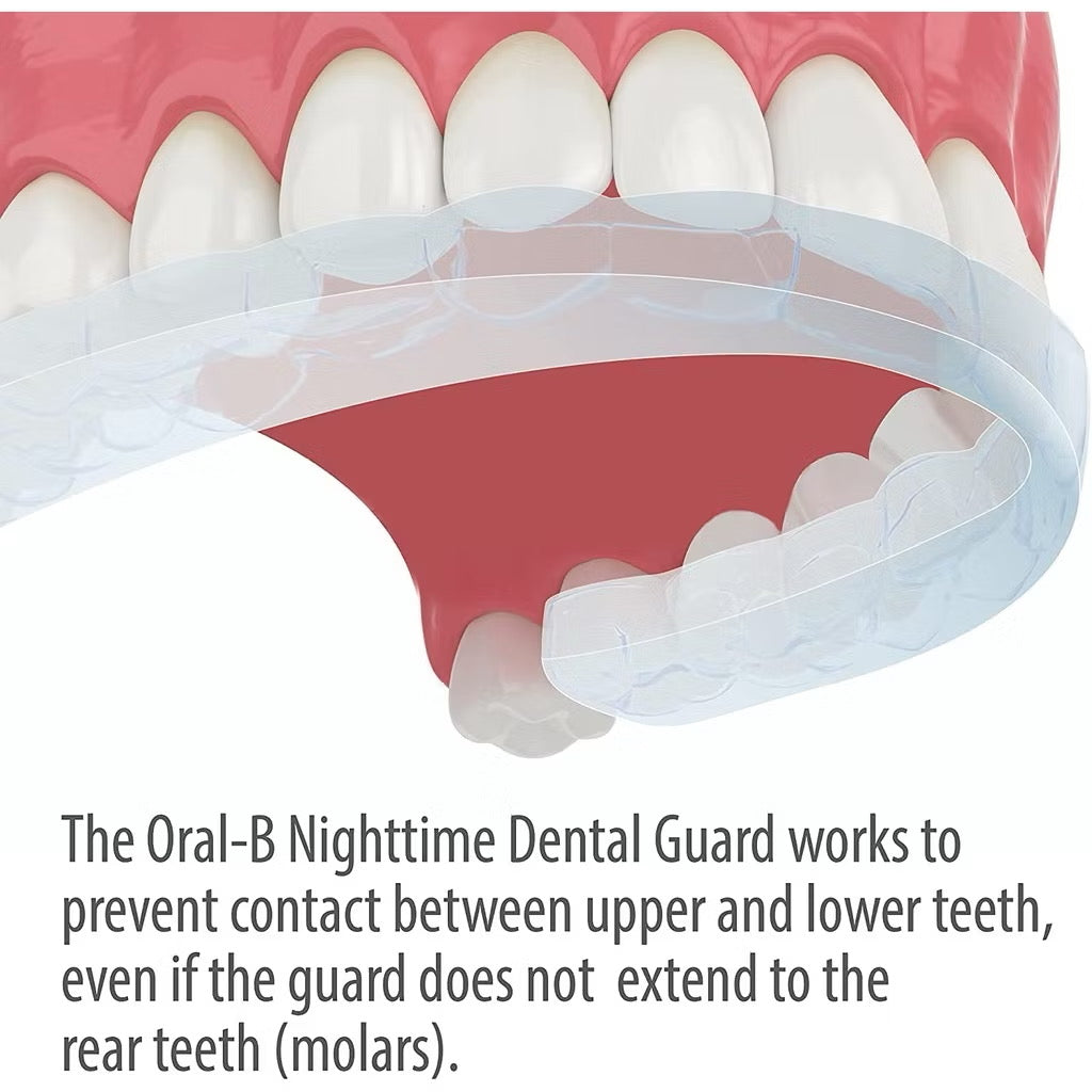 ☘️ Oral-B Nighttime Dental Guard – Less Than 3-Minutes for Custom Teeth Grinding Protection with Scope Mint Flavor