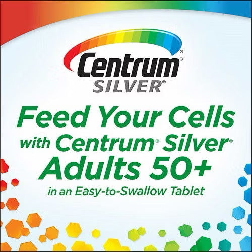 ☘️ 325 Tablets EXP 04/2026  Centrum  Silver Adults 50+ Multivitamin--Direct Imported From U.S.A