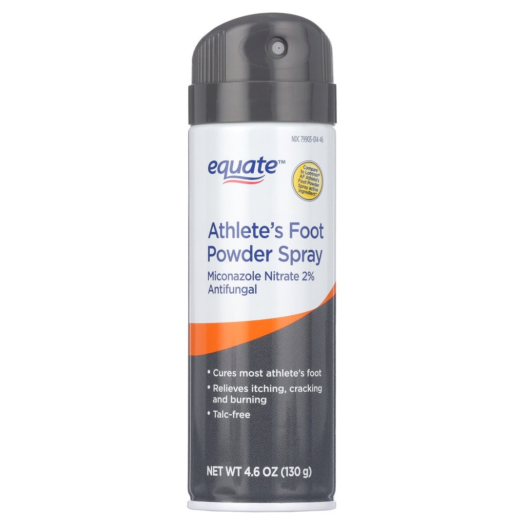 ☘️ Equate Jock Itch Antifungal Powder Spray / Equate Athlete's Foot Powder Spray / Equate Soothing Foot Powder