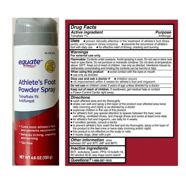 ☘️ Equate Jock Itch Antifungal Powder Spray / Equate Athlete's Foot Powder Spray / Equate Soothing Foot Powder