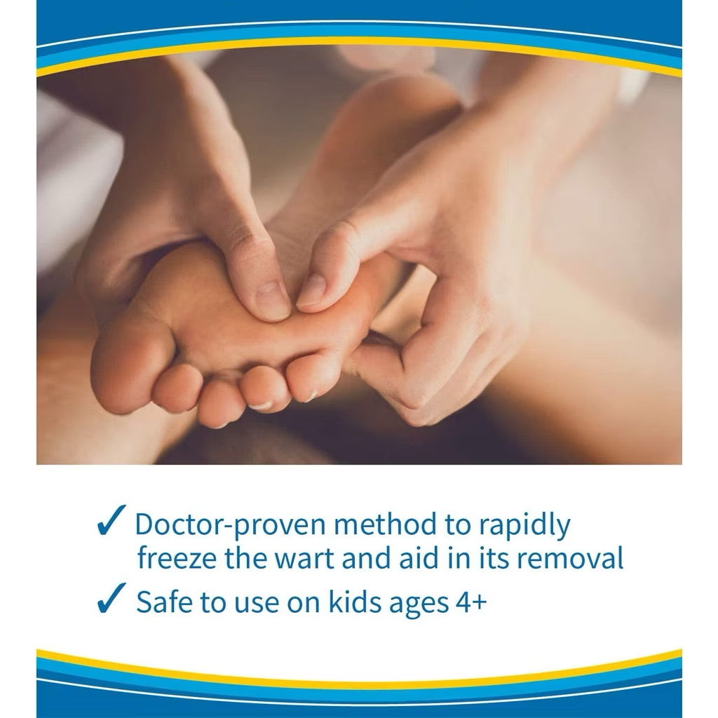 ☘️Dr. Scholl’s 12 Applications FreezeAway Wart Remover /  Rapidy Freeze and Remove Common and Plantar Warts