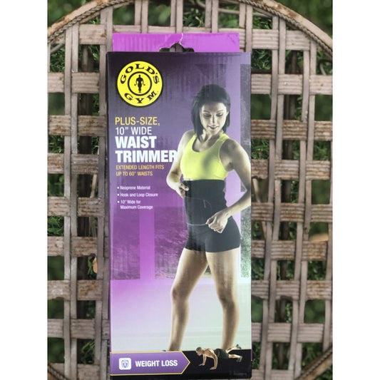 ☘️ Gold's Gym UNISEX Waist Trimmer Belt - Adjustable Size fits up to 60 inch Waist Trims.-Direct Imported From U.S.A