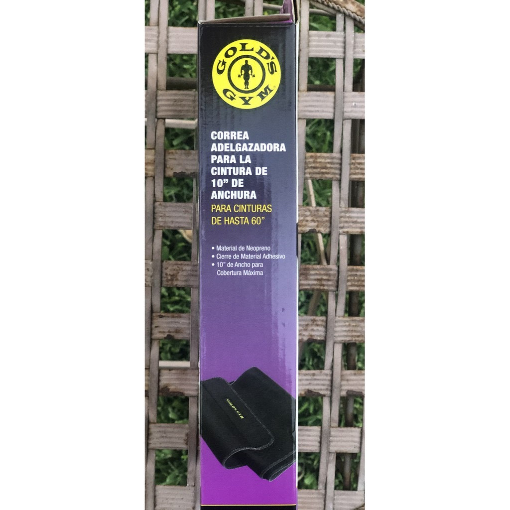 ☘️ Gold's Gym UNISEX Waist Trimmer Belt - Adjustable Size fits up to 60 inch Waist Trims.-Direct Imported From U.S.A