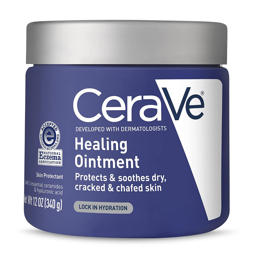 ☘️12oz (340g) Exp 05/2025 CeraVe Healing Ointment | Moisturizing Petrolatum Skin Protectant for Dry Skin