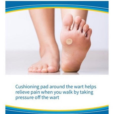 ☘️Exp 03/2026 DR Scholl's Clear Away Wart Remover Medicated Discs & Cushioning Pads for Feet - 24CTS (Packaging may vary)