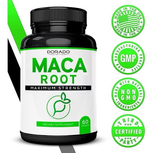 ☘️60 Capsules EXP 04/2025 15,000mg Dorado Maca Root   for Men & Women - 10x Concentrated Extract Equivalent
