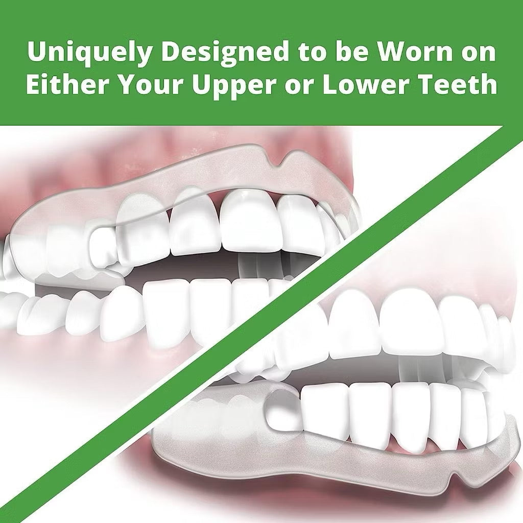 ☘️ Plackers Grind No More Night Guard, DENTAL GUARDS Nighttime Protection for Teeth, BPA Free, Sleep Well, Ready to Wear