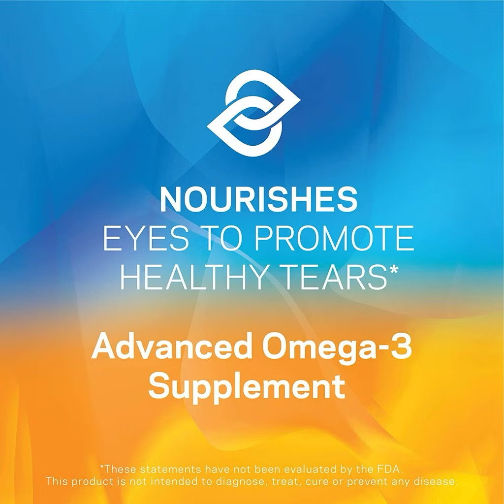 ☘️90 / 180 Soft Gel Exp 2027 Thera Tears 1200mg Omega 3 Supplement for Eye Nutrition Organic Flaxseed Theratears