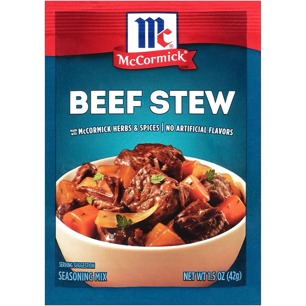 ☘️1.5oz (42g) per Packet McCormick Classic Beef Stew Seasoning Mix | Import from USA