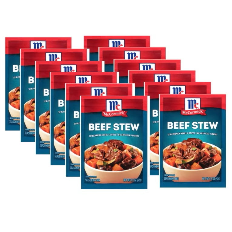 ☘️1.5oz (42g) per Packet McCormick Classic Beef Stew Seasoning Mix | Import from USA