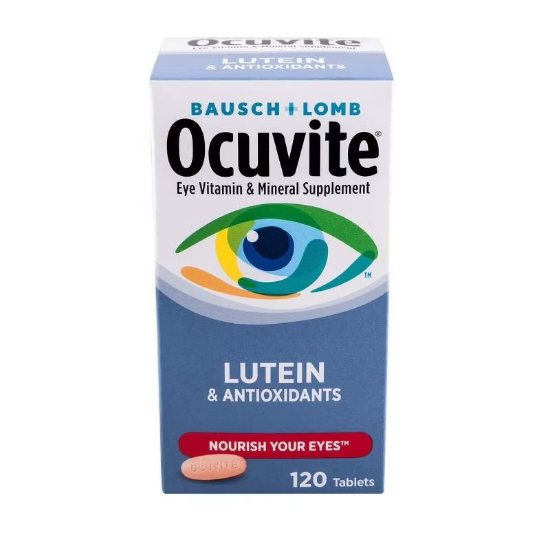 ☘️150 Soft Gels Exp 12/2025 Ocuvite Adult 50+ with Vit D /  120 Tablets Ocuvite with Lutein | Direct Imported From U.S.A