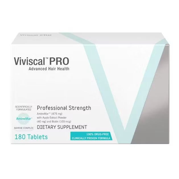 ☘️180 tablets Exp 06/2027 VIVISCAL PRO Professional Hair Growth (UNISEX) -MADE IN USA