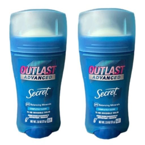 ☘️NEW! EXP 02/2026 Secret Outlast Advanced Antiperspirant Deodorant 2.6 oz,  (73g) For Women -Direct Imported From U.S.A