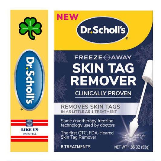 ☘️有效期至 2026 年 6 月 正品 Dr. Scholl's Freeze Away 皮肤标签去除剂可去除皮肤标签，经 FDA 批准